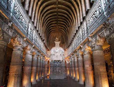 Pune Mumbai to Verul Ellora Ajanta caves Aurangabad tour taxi cab service